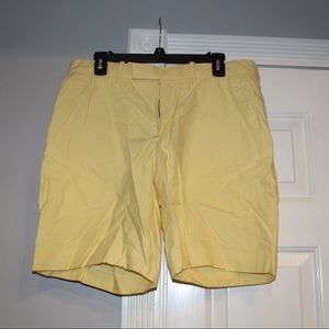 Yellow polo shorts